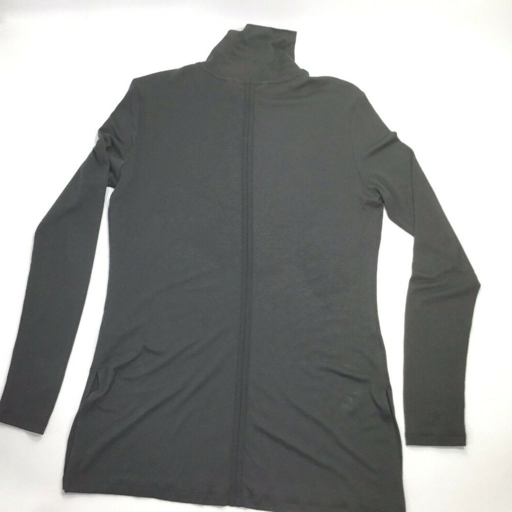 Athleta Threadlight Turtleneck Tunic Women's Size XS Lightweight Knit Olive - Picture 7 of 9